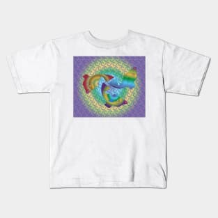 3 fish in a circle Kids T-Shirt